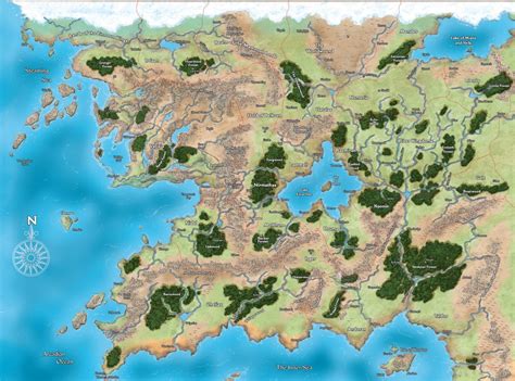 map of galorian